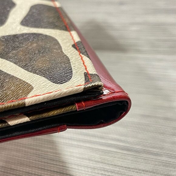 Miche Classic Bag Shell Giraffe Print Red Faux Patent Leather Animal Print - Picture 5 of 6